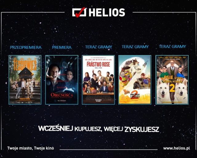 Wrześniowe nowości w kinach Helios