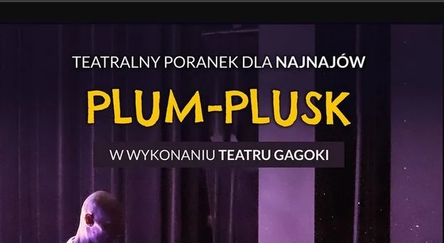 "Plum-plusk" – wyjątkowy spektakl dla najmłodszych w MOK Żory
