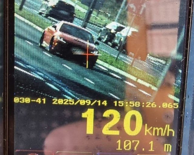 120 km/h w terenie zabudowanym – kierowca w Żorach stracił prawo jazdy