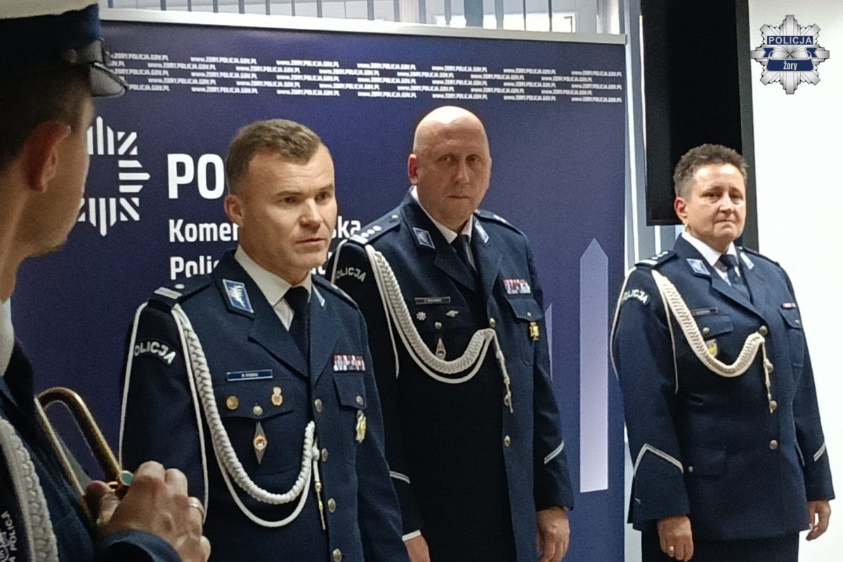 2025.10.15 - Nowy Komendant Miejski Policji w Żorach - fotoreportaż