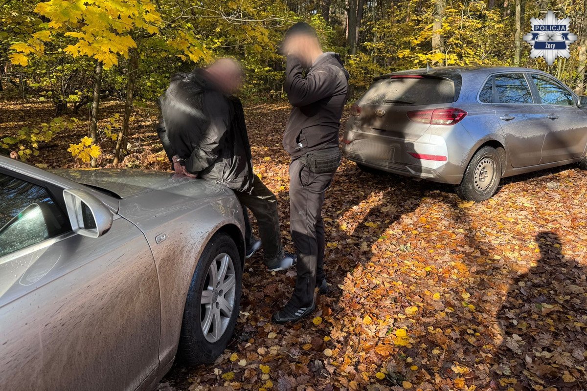 2025.10.30 - Akcja kryminalnych w Żorach - fotoreportaż