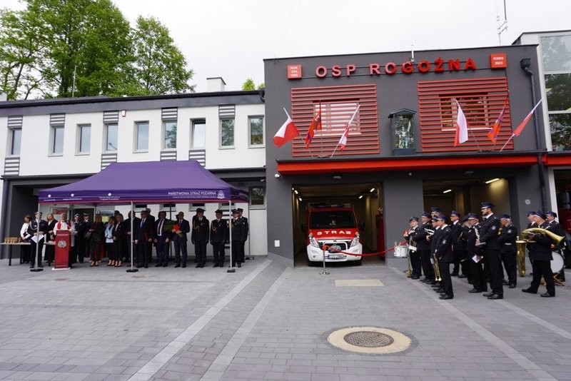 OSP Rogoźna świętowała 130-lecie istnienia oraz otwarcie wyremontowanej remizy / fot. UM Żory
