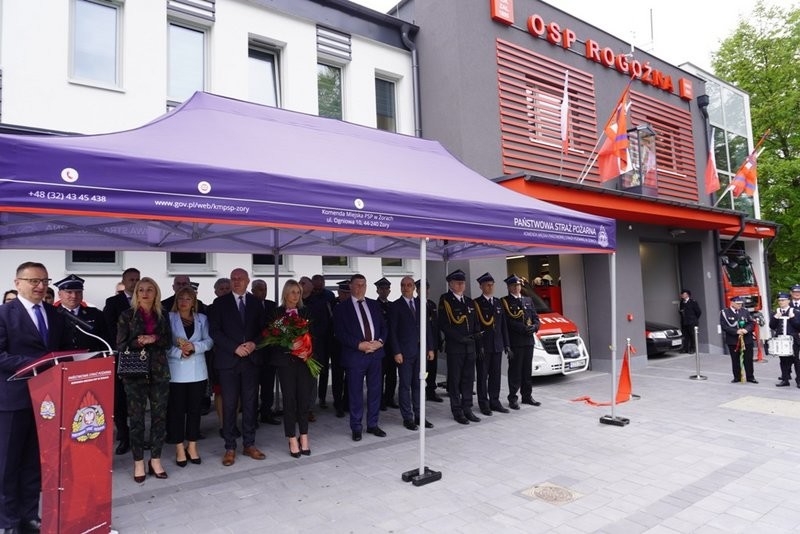 OSP Rogoźna świętowała 130-lecie istnienia oraz otwarcie wyremontowanej remizy / fot. UM Żory