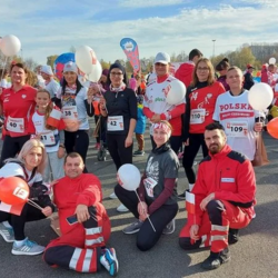 Żorzanie pobiegli w biało-czerwonych barwach