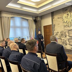 Odprawa roczna żorskiej policji