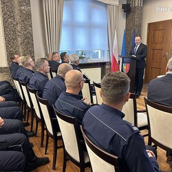 Odprawa roczna żorskiej policji