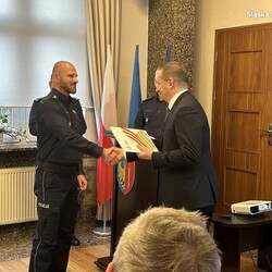 Odprawa roczna żorskiej policji