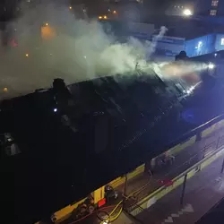 Pożar przy ul. Wodzisławskiej
