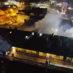 Pożar przy ul. Wodzisławskiej