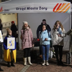 Na Rynku upamiętniono ofiary wojny w Ukrainie