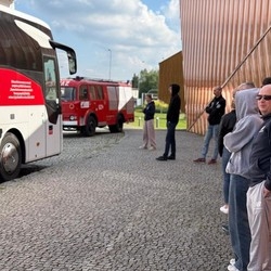 Zlot pojazdów zabytkowych i amerykańskich w Muzeum Ognia