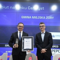 Miasto Żory debiutuje na giełdzie
