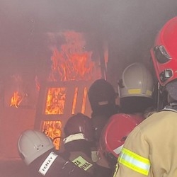 Warsztaty z zakresu gaszenia pożarów wewnętrznych