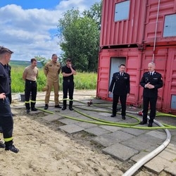 Warsztaty z zakresu gaszenia pożarów wewnętrznych