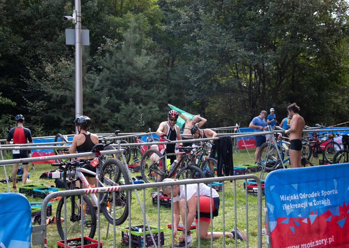 W minioną niedzielę, 8 września odbyła się kolejna, szósta edycja „Żorskiego Cross Triathlonu” na dystansie 1/8 Ironmana / fot. MOSiR Żory