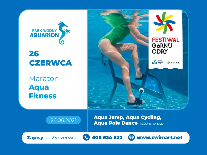 Bezpłatny Maraton Aqua Fitness w ramach Festiwalu Górnej Odry