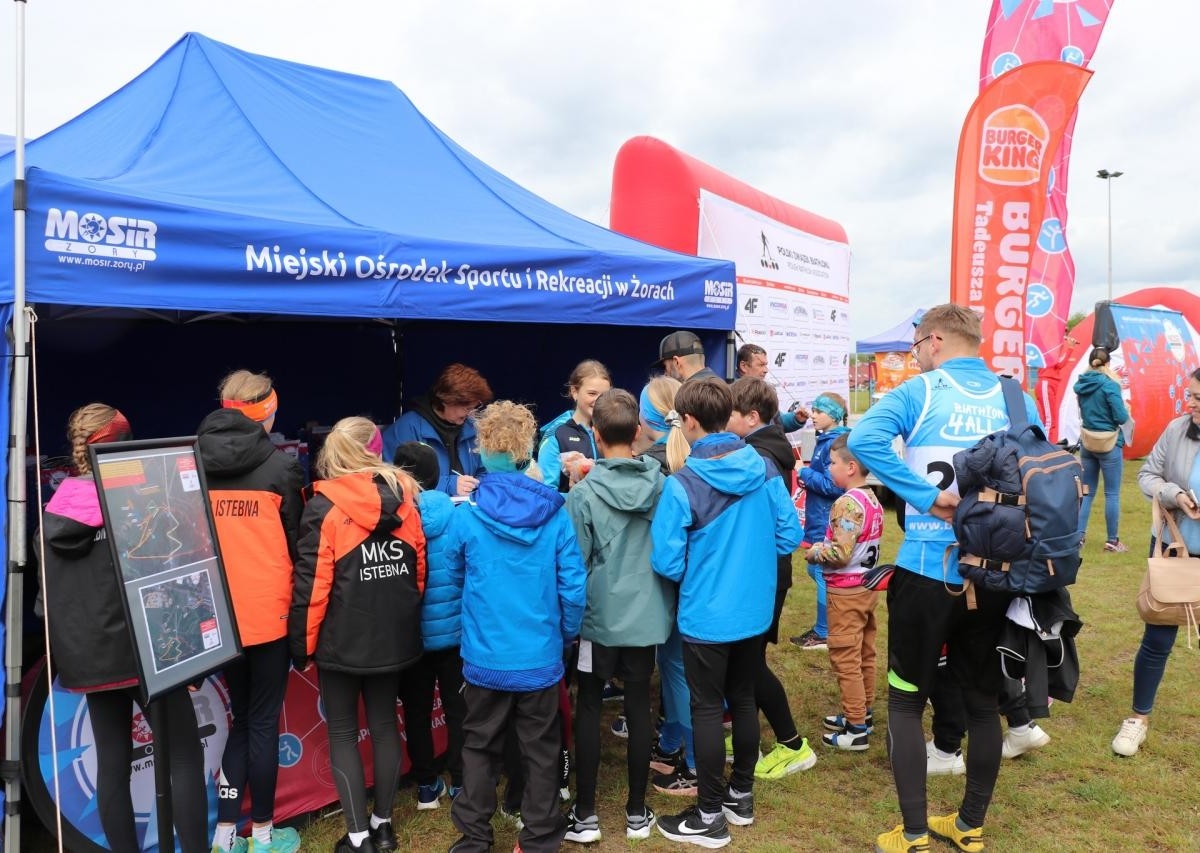 17 maja w Żorach odbyła się kolejna edycja ogólnopolskiego cyklu „Biathlon Dla Każdego” z udziałem 180 zawodników / fot. MOSiR Żory