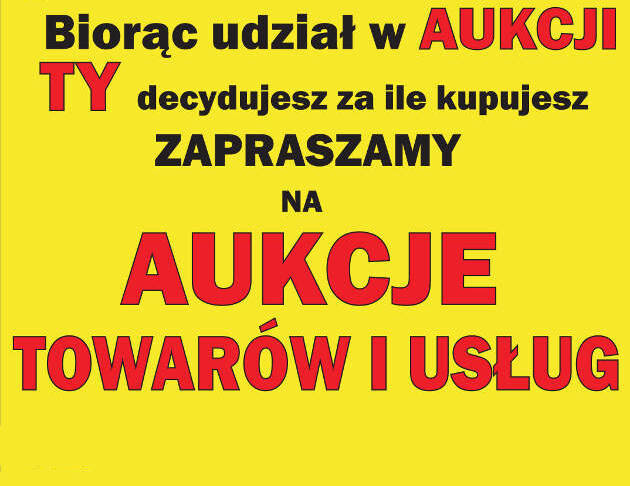 I Aukcja Towarów i Usług