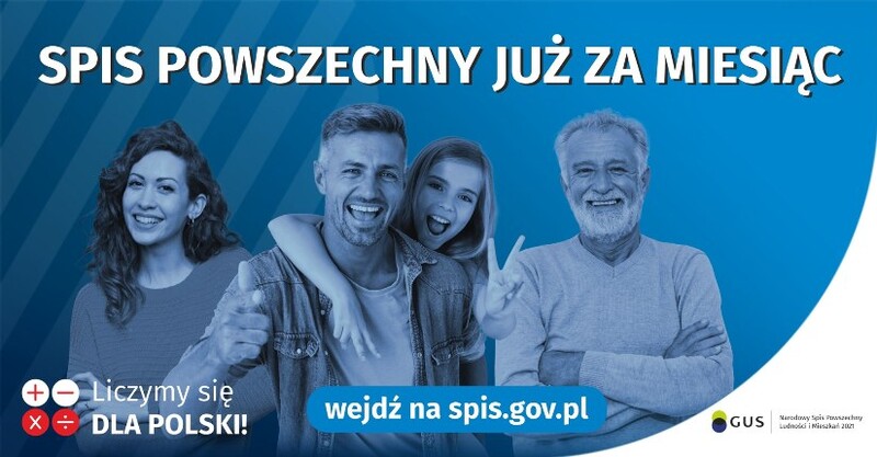Już za miesiąc rozpocznie się spis powszechny!