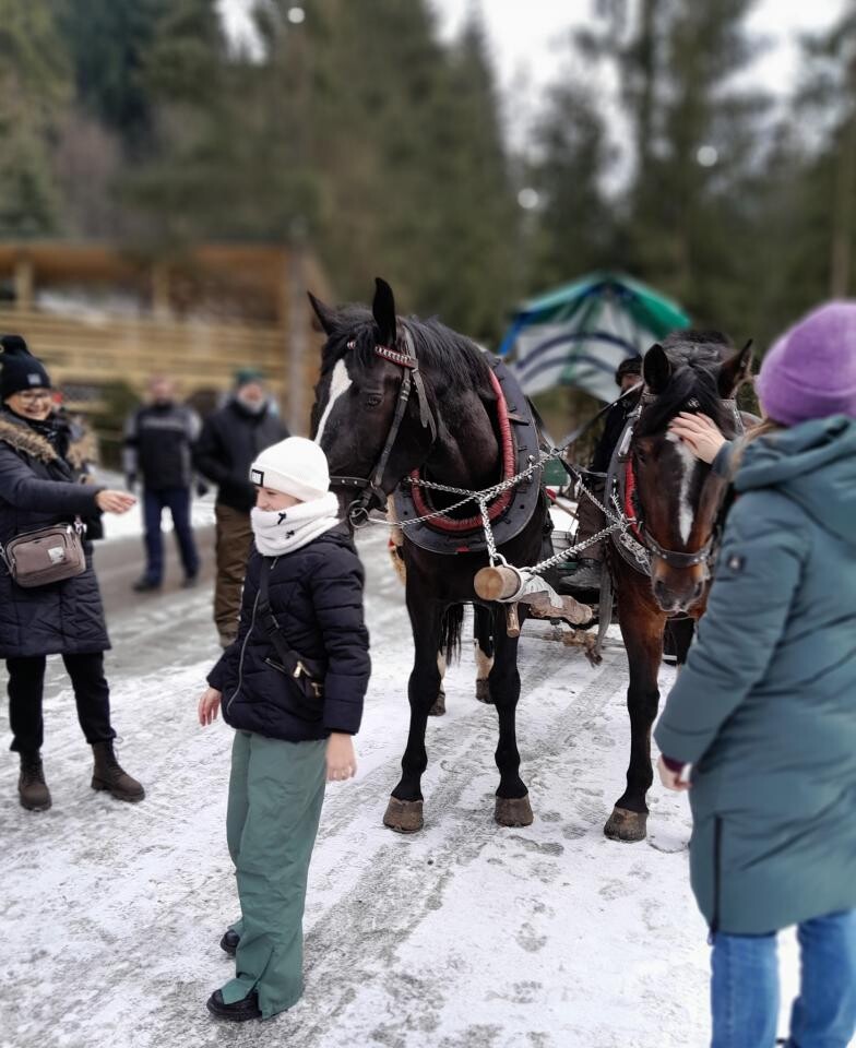 Kulig z MOSiR Żory w Dolinie Białej Wisełki był niezapomnianą zimową przygodą. Malownicze krajobrazy, górskie przysmaki i wyjątkowa atmosfera – sprawdź relację z wyjazdu / fot. MOSiR Żory