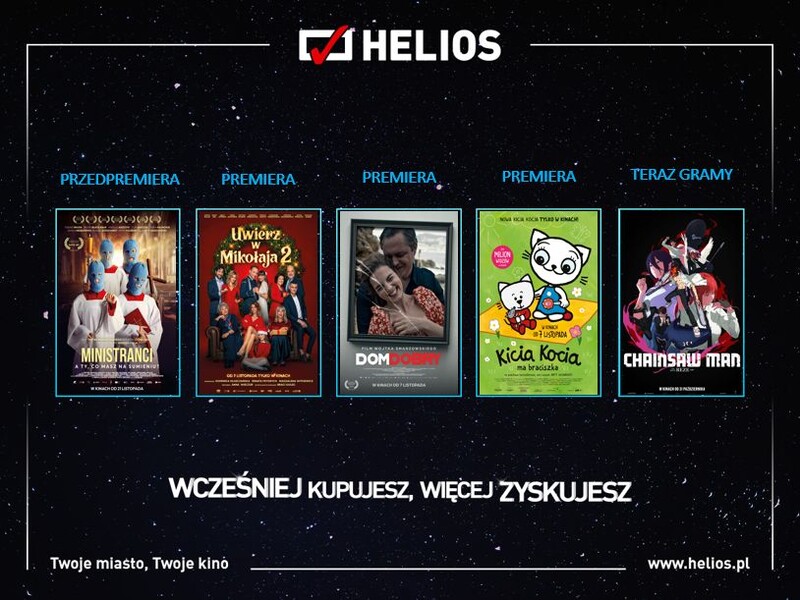 Listopadowe premiery w kinach Helios