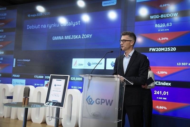 Miasto Żory zadebiutowało na rynku Catalyst, emitując obligacje komunalne o wartości ponad 73 mln zł. / fot. UM Żory