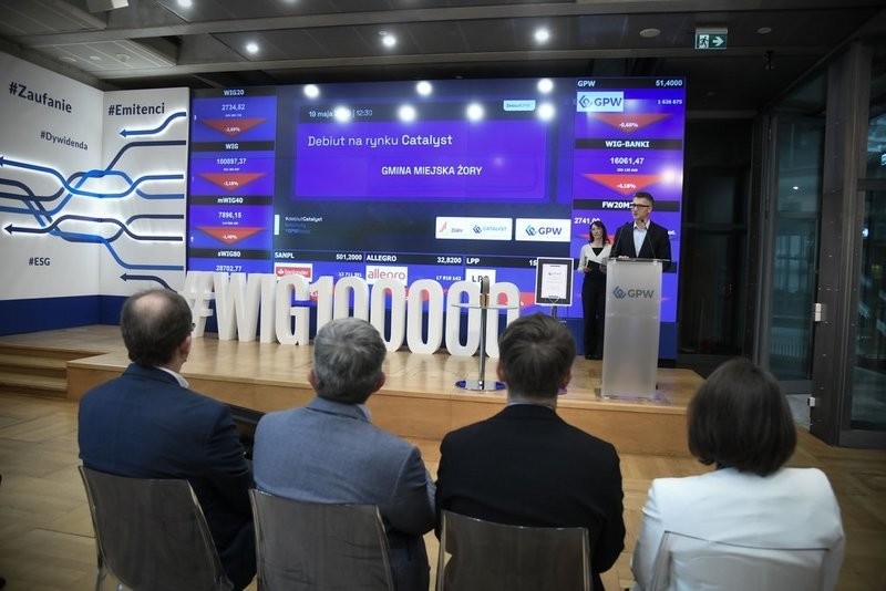 Miasto Żory zadebiutowało na rynku Catalyst, emitując obligacje komunalne o wartości ponad 73 mln zł. / fot. UM Żory