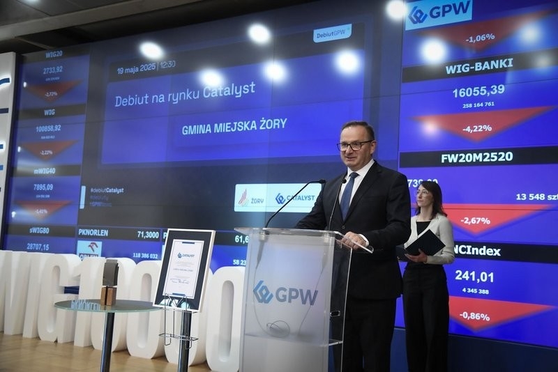 Miasto Żory zadebiutowało na rynku Catalyst, emitując obligacje komunalne o wartości ponad 73 mln zł. / fot. UM Żory