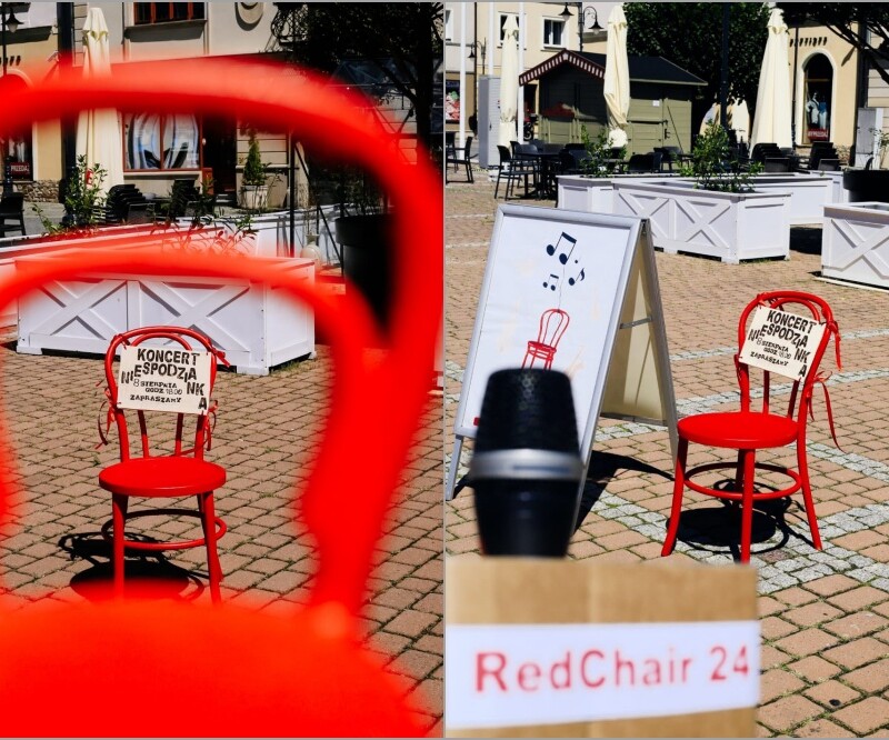 Niespodzianka na Rynku Żor – Czerwone Krzesło powraca!