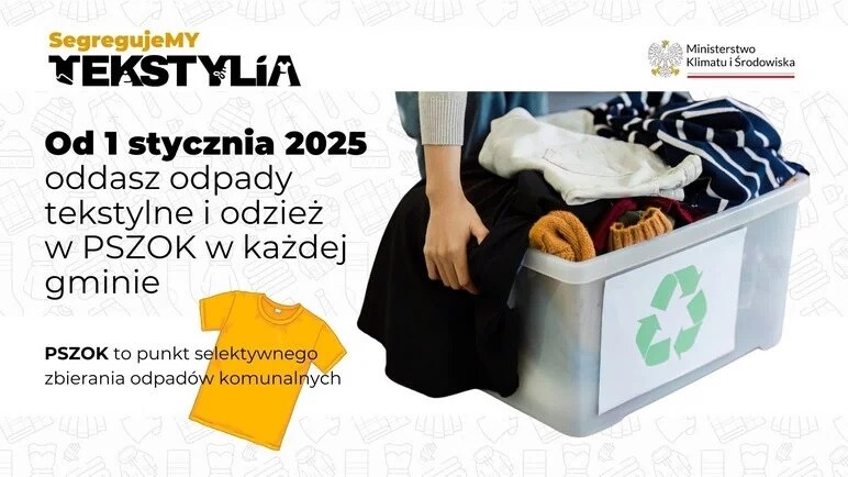 Nowe zasady segregacji odpadów: tekstyliów nie można już wrzucać do odpadów zmieszanych