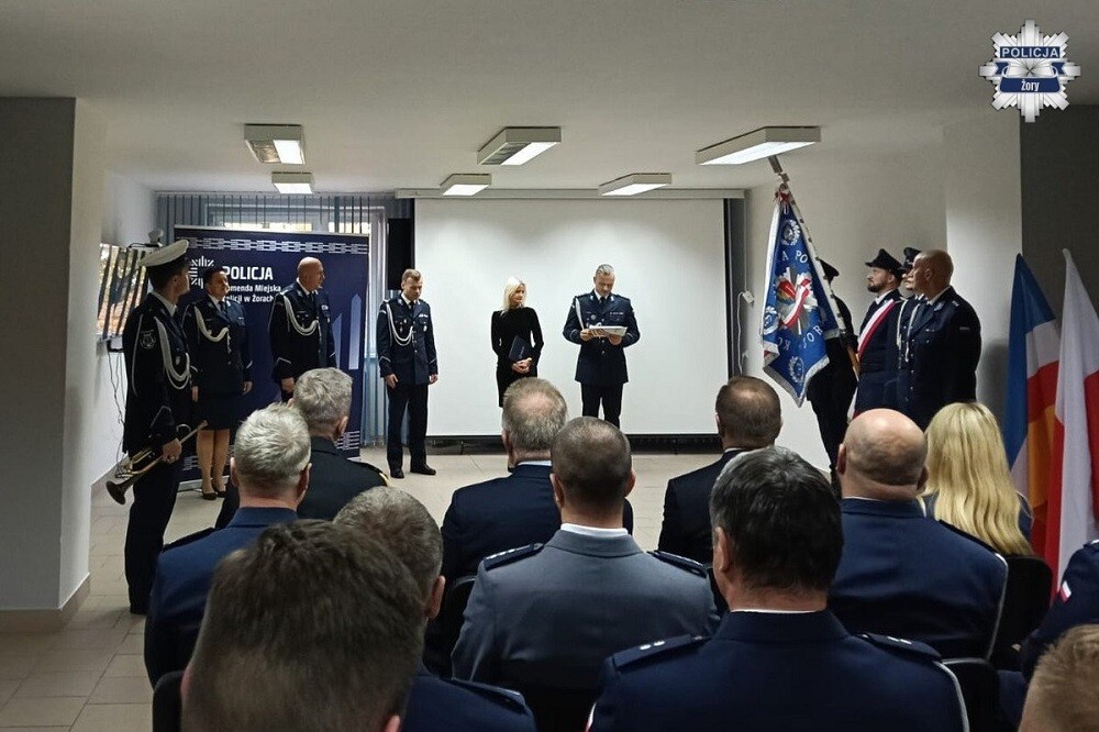 Nowy Komendant Miejski Policji w Żorach / fot. KMP Żory