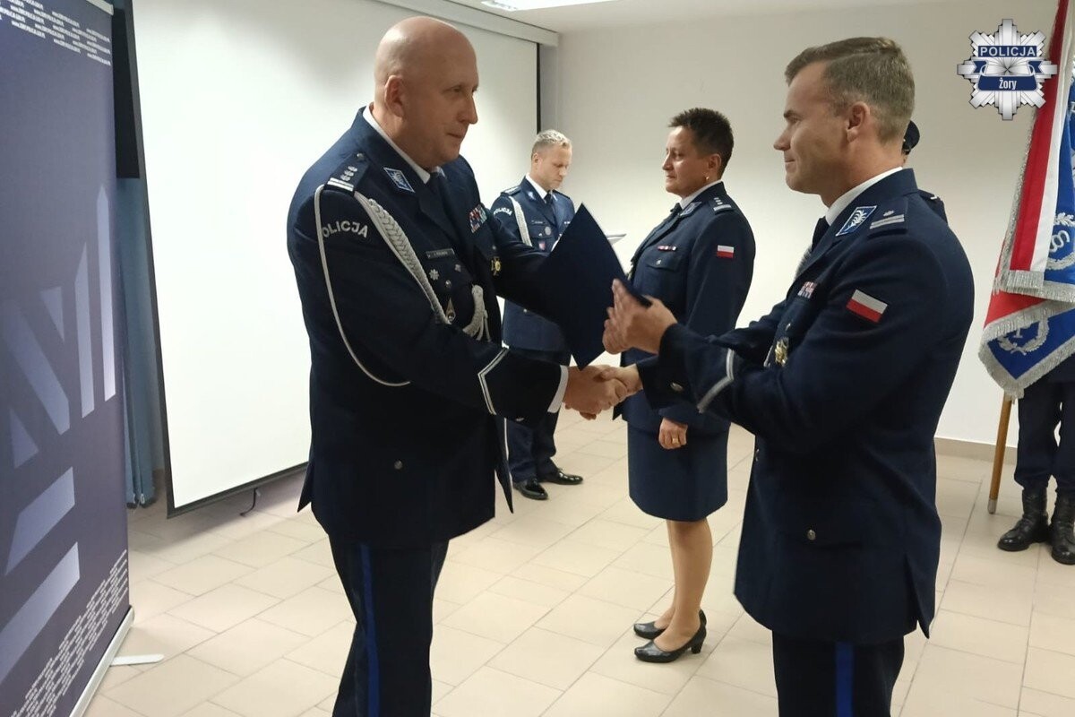 Nowy Komendant Miejski Policji w Żorach / fot. KMP Żory