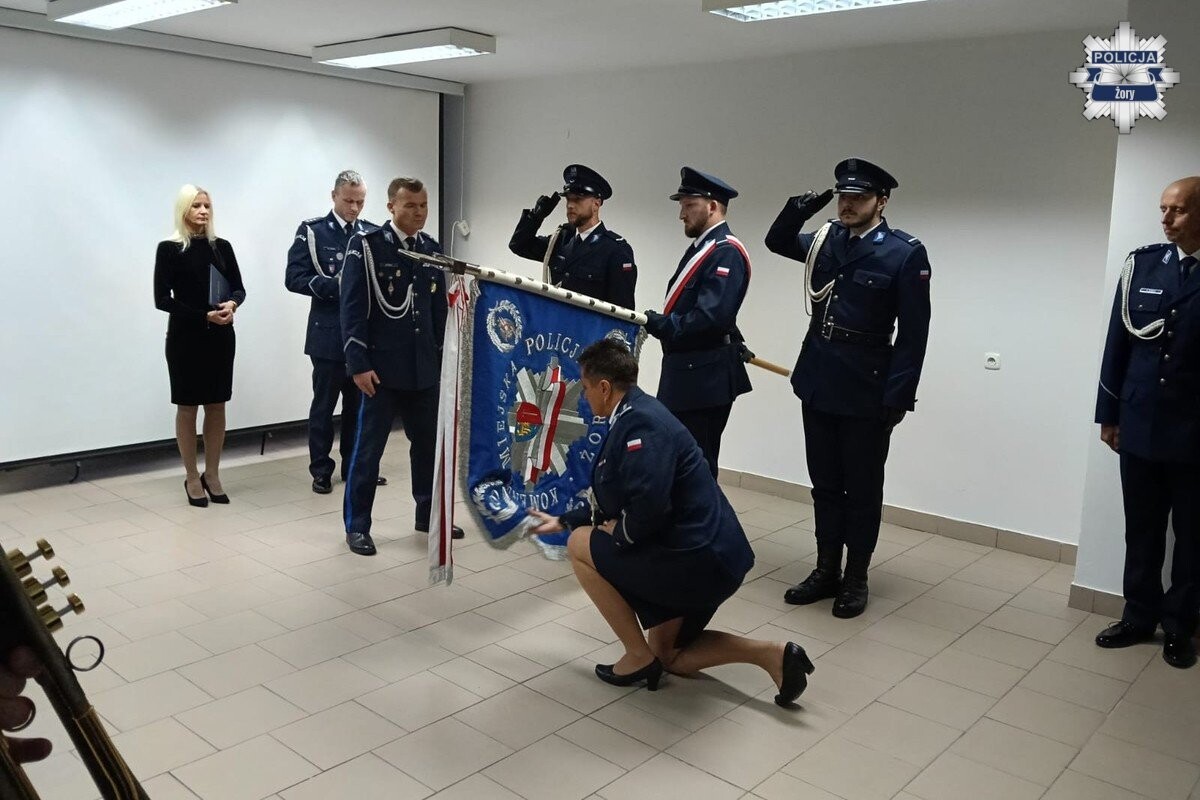 Nowy Komendant Miejski Policji w Żorach / fot. KMP Żory