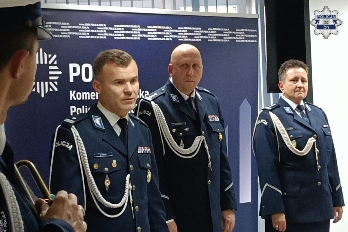 Nowy Komendant Miejski Policji w Żorach / fot. KMP Żory