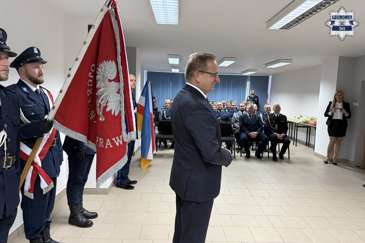 Nowy Komendant Miejski Policji w Żorach / fot. KMP Żory