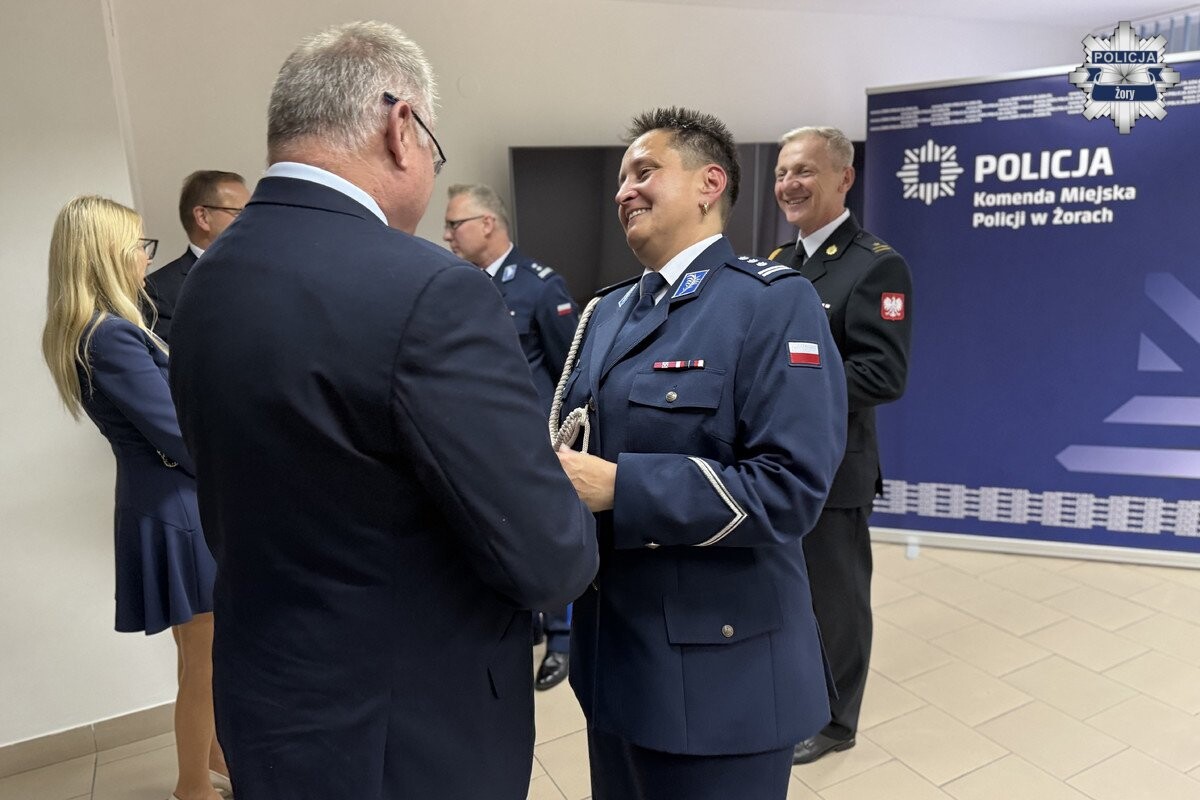 Nowy Komendant Miejski Policji w Żorach / fot. KMP Żory