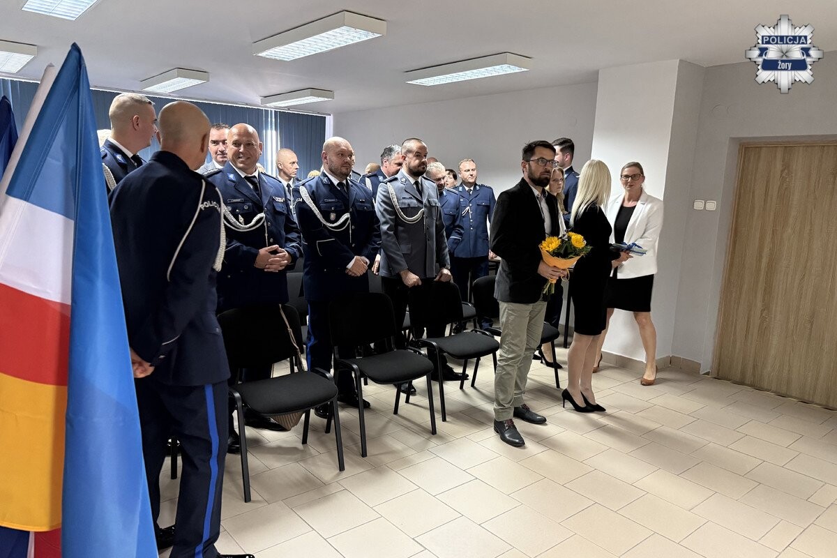 Nowy Komendant Miejski Policji w Żorach / fot. KMP Żory