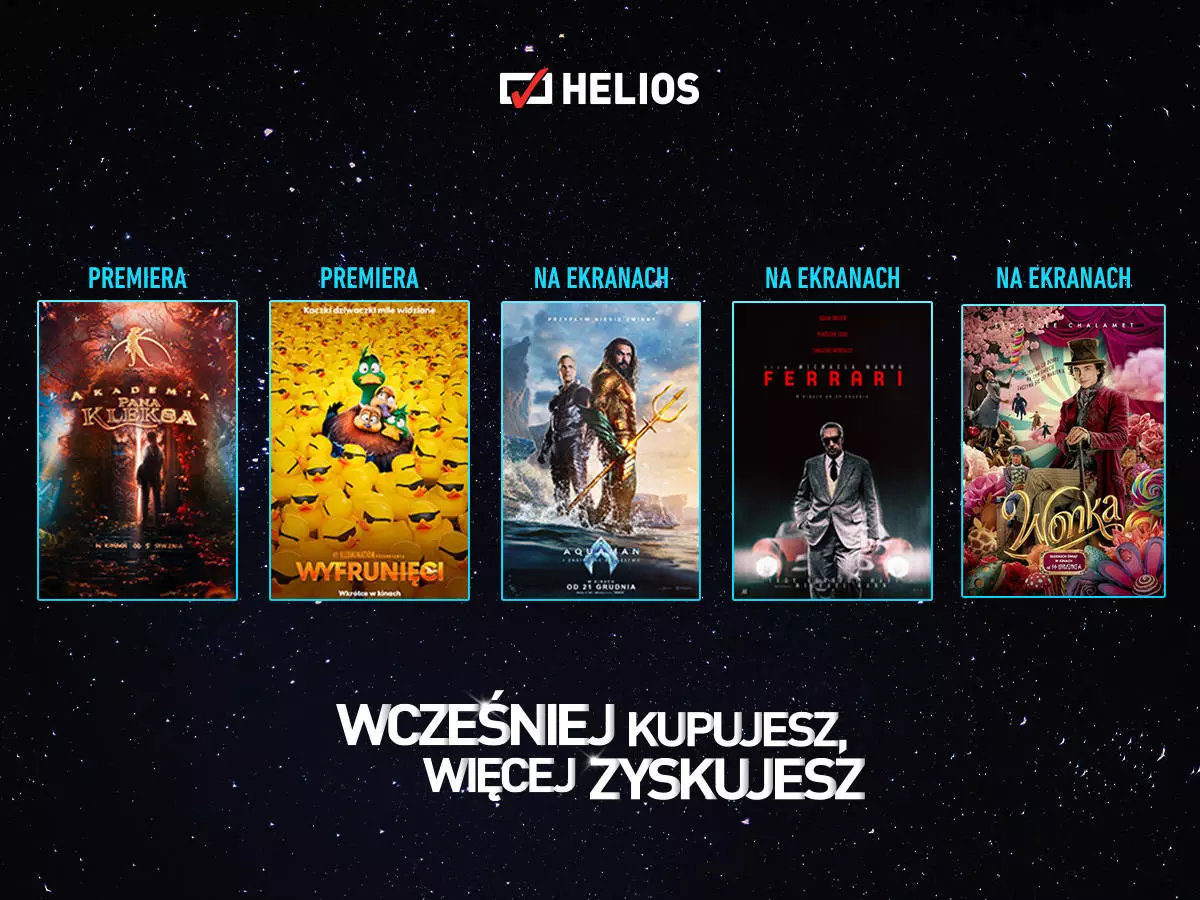 Nowy rok i nowe, porywające filmy w kinach Helios / fot. Helios