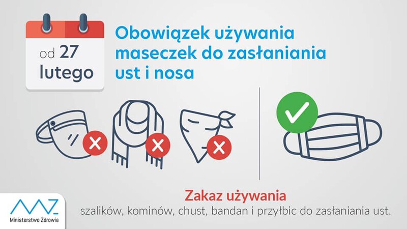 Pandemia koronawirusa: Od 27 lutego wprowadzone zostaną nowe obostrzenia