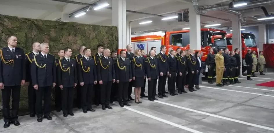 Pożegnanie Komendanta Miejskiego Państwowej Straży Pożarnej w Żorach / fot. UM Żory