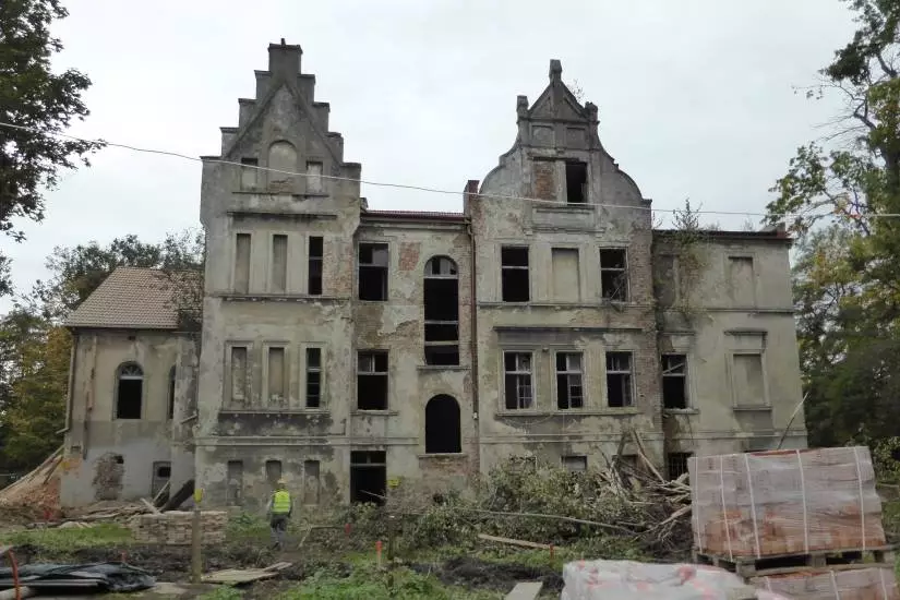 Renowacja Pałacu w Baranowicach - fot. UM Żory