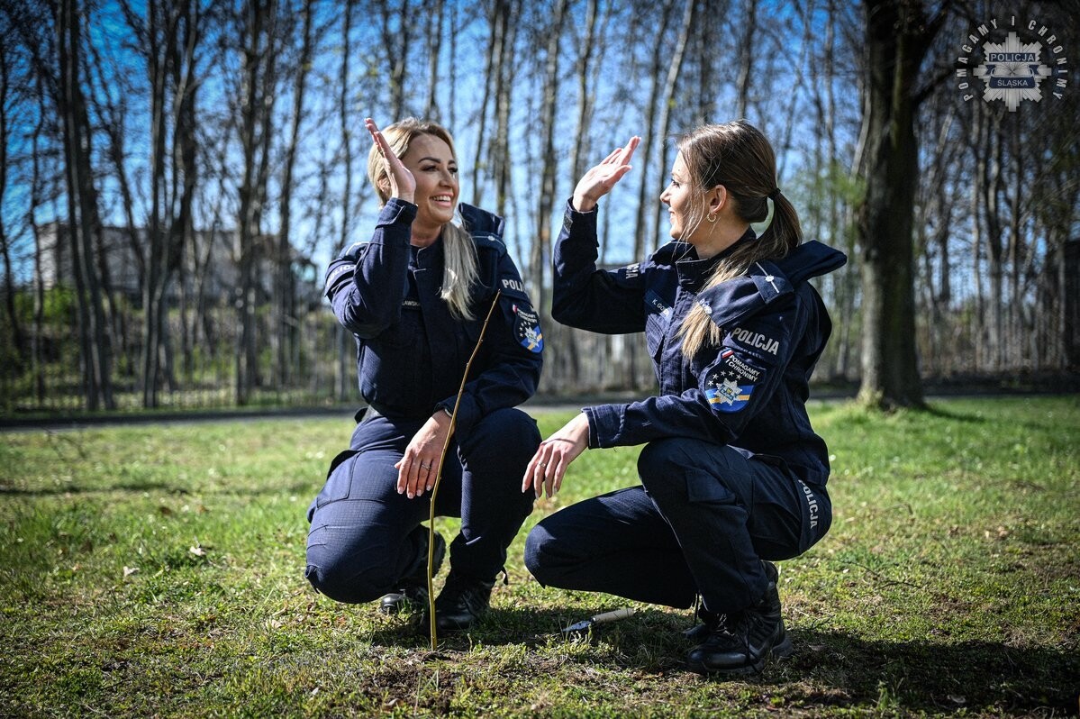 Sto lat służby, sto drzew pamięci. Kobiety w Policji z wyjątkowym gestem!