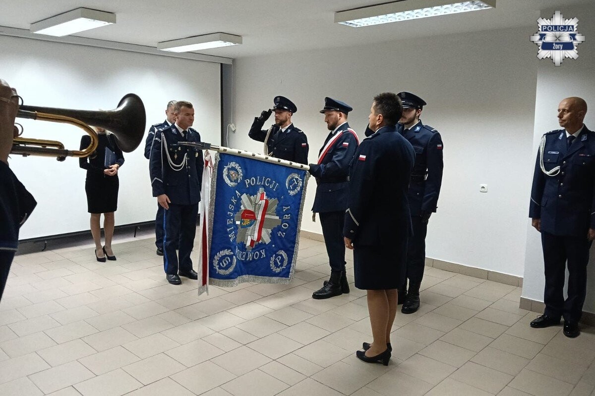 Zmiana na stanowisku Komendanta Miejskiego Policji w Żorach / fot. KMP Żory