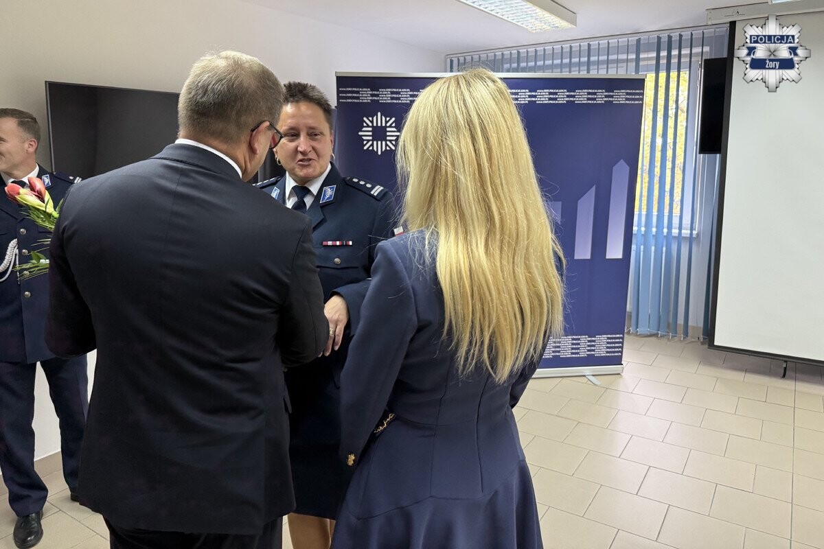 Zmiana na stanowisku Komendanta Miejskiego Policji w Żorach / fot. KMP Żory