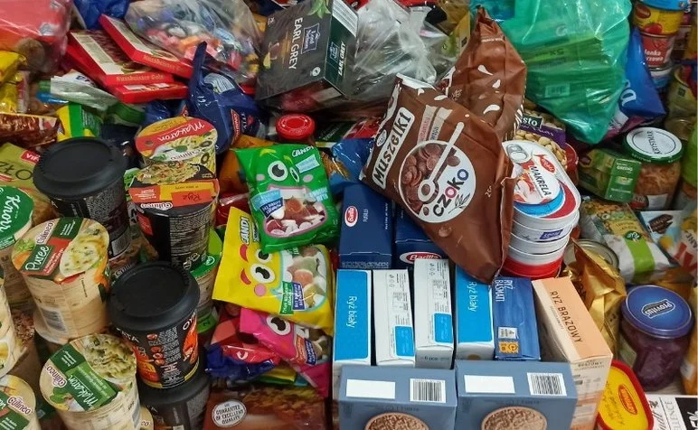 Uchodźcy w Żorach wciąż potrzebują wsparcia. Trwa zbiórka potrzebnych produktów / fot. UM Żory