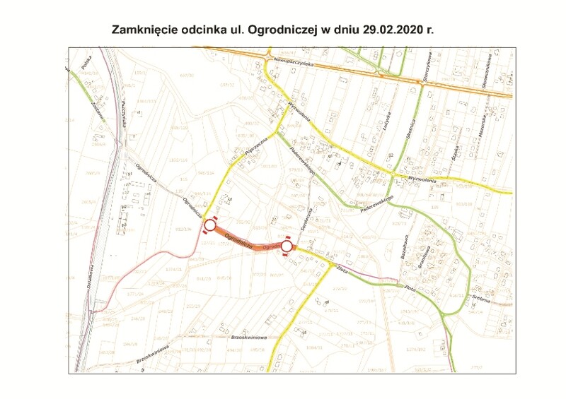 Uwaga kierowcy! Ulica Ogrodnicza będzie częściowo zamknięta