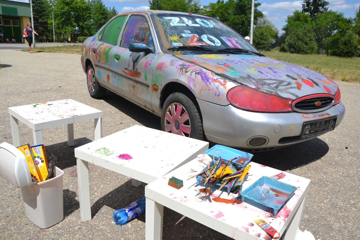 Wakacyjne zabawy w żorskiej bibliotece