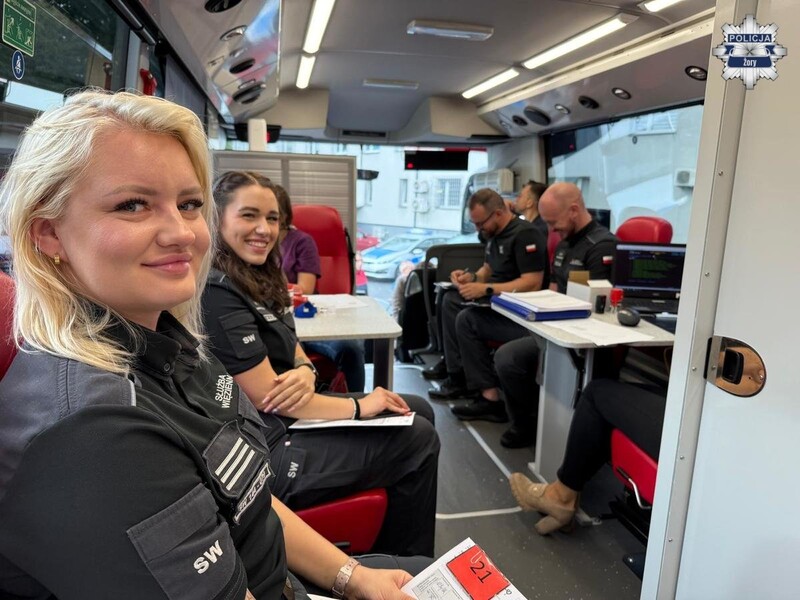 Wspólna akcja krwiodawstwa w Żorach na 100-lecie Policji Kobiecej [FOTO]