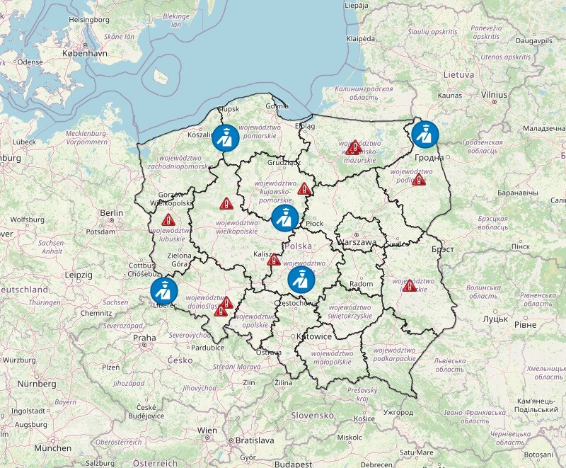 Wypadki drogowe w wakacje 2025 - mapa, która otwiera oczy na zagrożenie