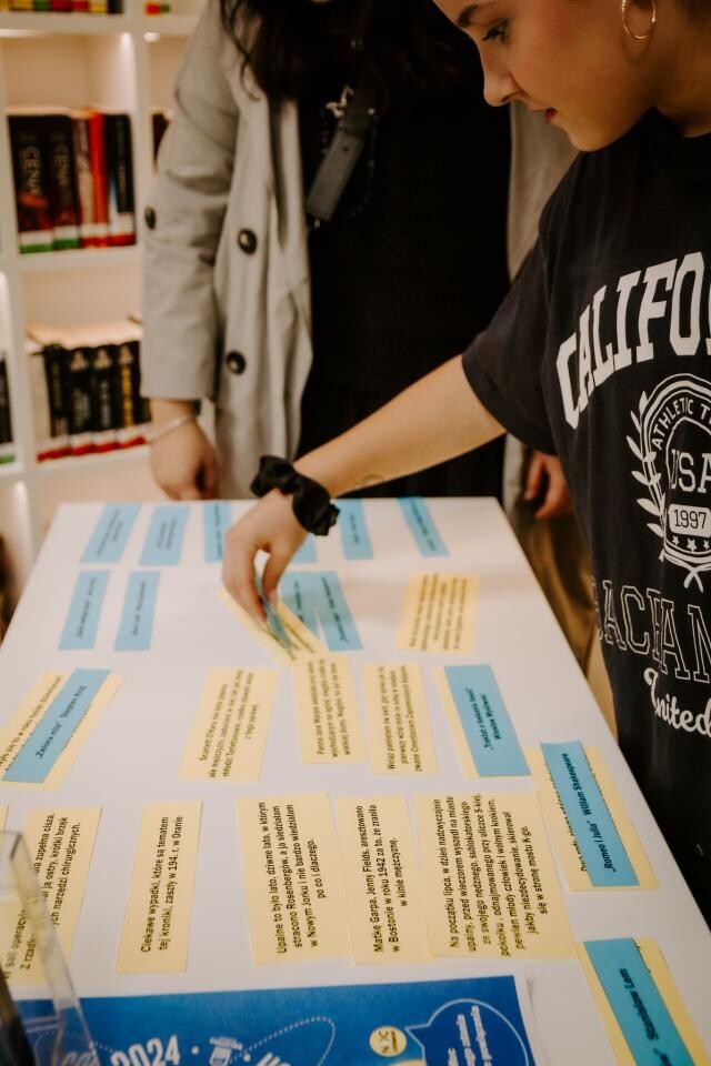 11 października 2024 r. Miejska Biblioteka Publiczna w Żorach wzięła udział w jubileuszowej edycji Ogólnopolskiej Nocy Bibliotek, która odbyła się pod hasłem „MOC Bibliotek” / fot. MBP Żory